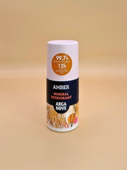 Dezodorant mineralny Amber Arganove roll‑on 50 ml
