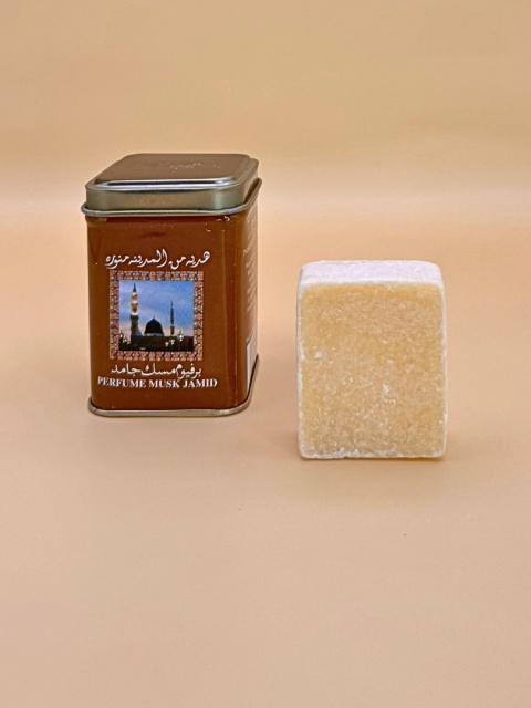 Perfumy w kostce w metalowym pudełku - Piżmo