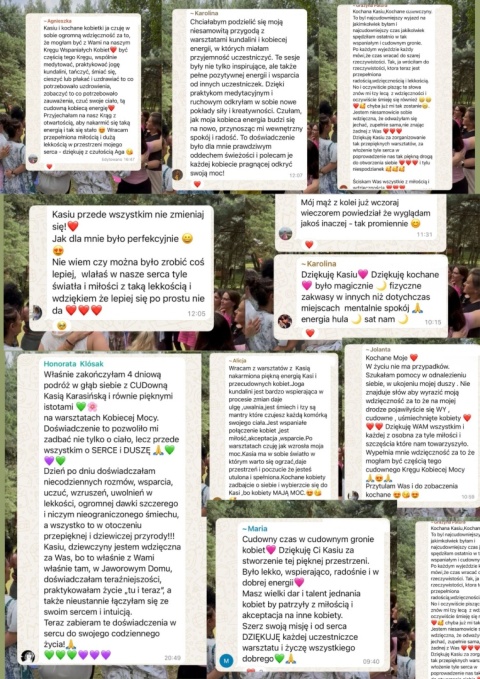 Transformujące Kobiece Warsztaty z Jogą Kundalini i Kasią Karasińską