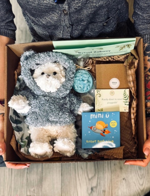Zestaw Prezentowy dla dzieci z Misiem Bukowski