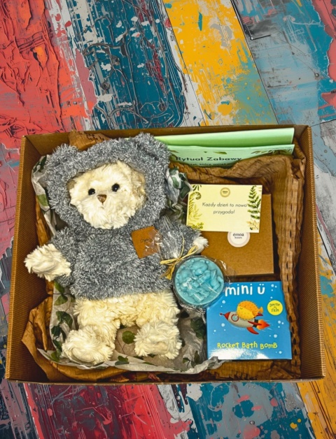 Zestaw Prezentowy dla dzieci z Misiem Bukowski