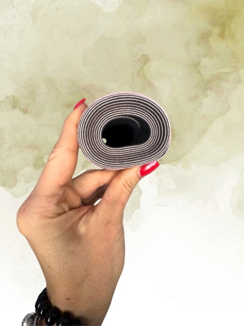 émoa Podróżna Składana Mata do Jogi TPE Różowa