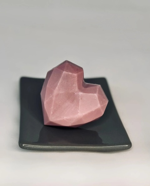 Ręcznie robione mydło w kształcie serca