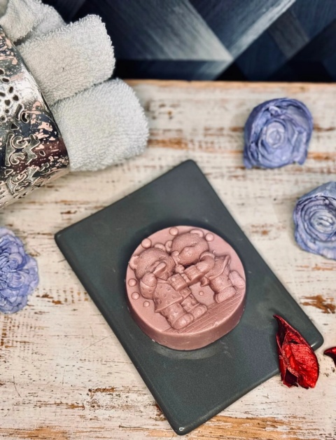 Ręcznie robione mydło w kształcie Misiów